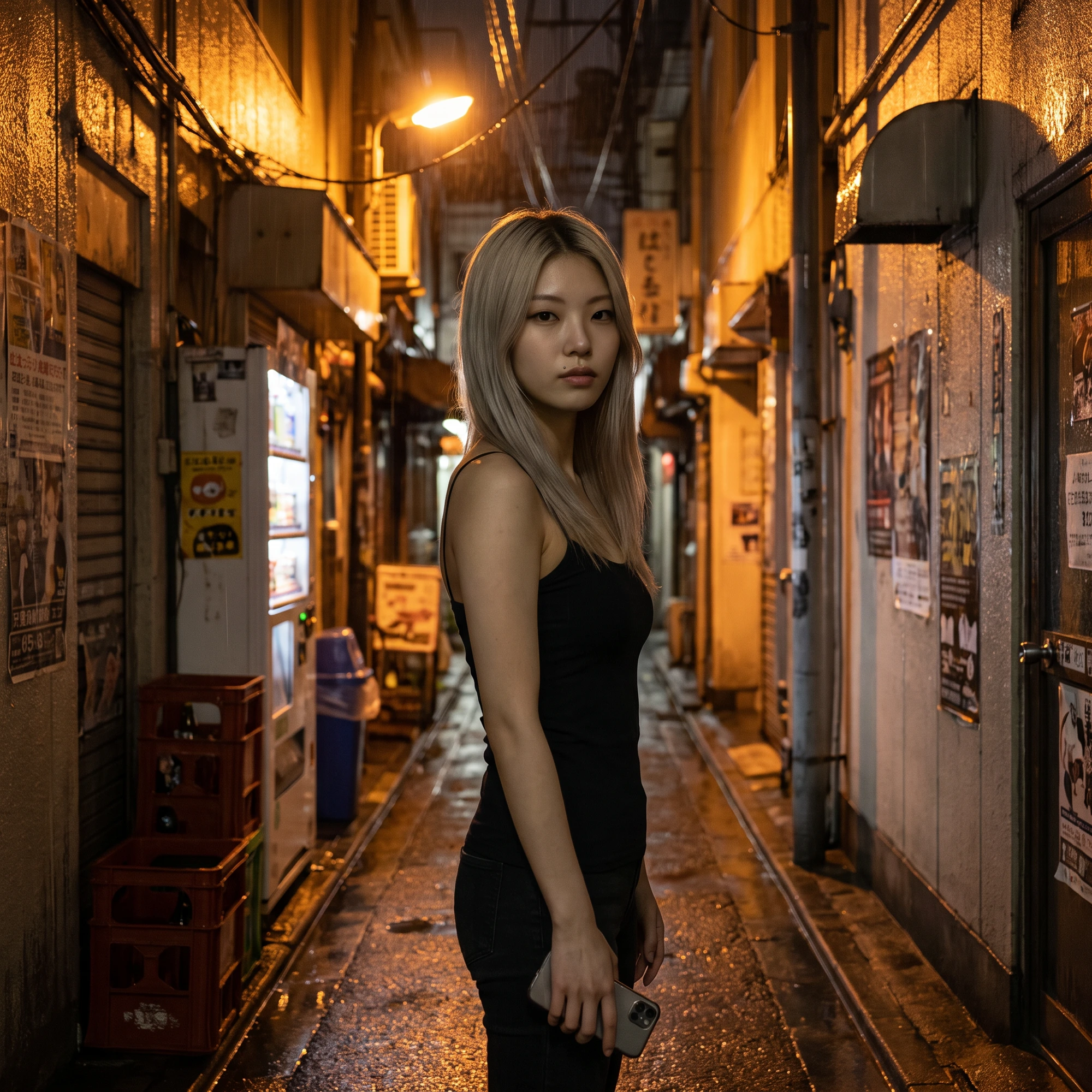 Cinematic Portrait — Tokyo Alley